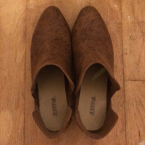 Tan ankle booties - Picture 2 of 5